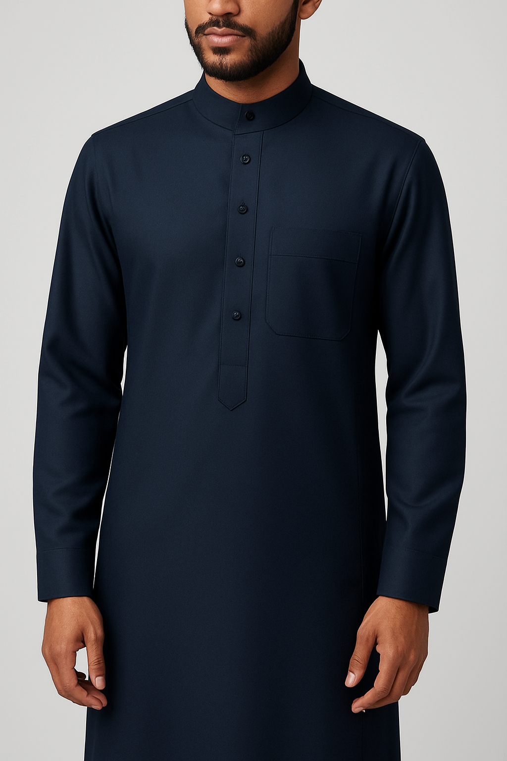 Imdad Black Thobe for Men – Classic Islamic