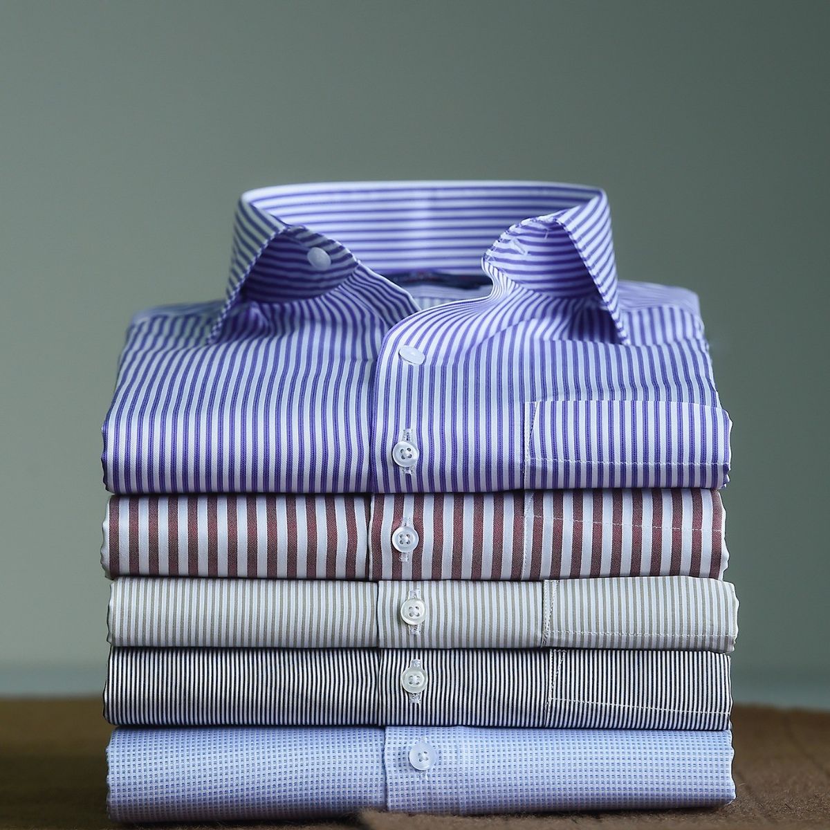 Men’s Classic Striped Formal Shirts – Premium Cotton Collection