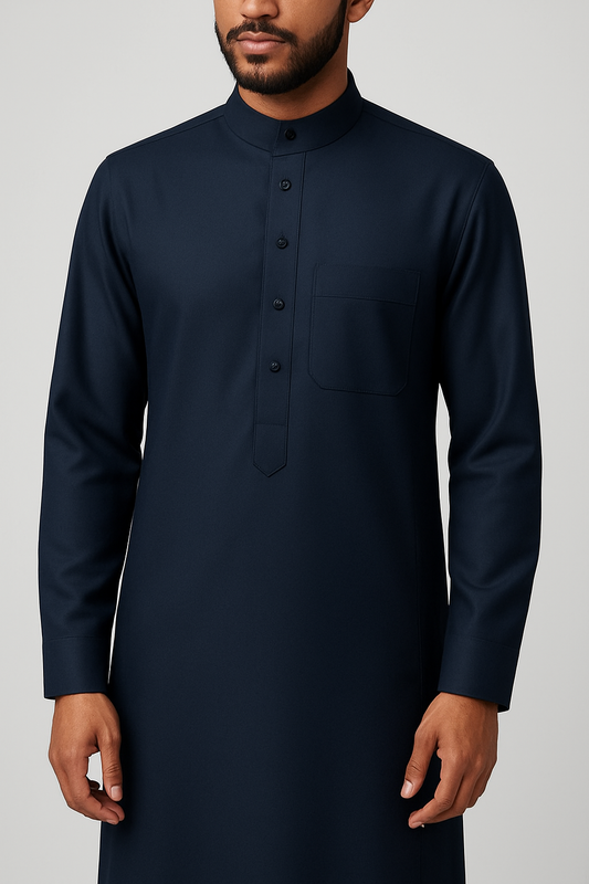 Imdad Black Thobe for Men – Classic Islamic